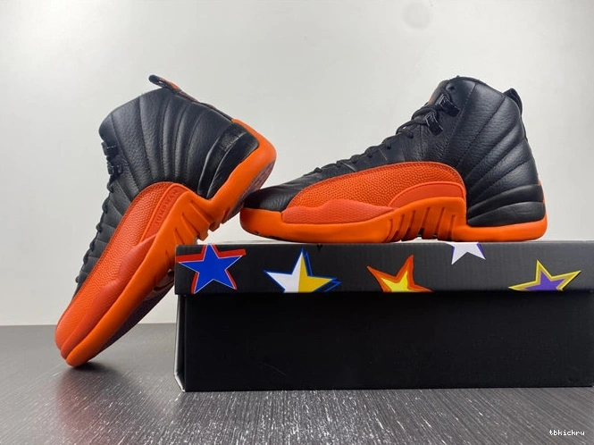 Rep TBkick All-Star 12 Brilliant Jordan 4130 FD9101- Retro Vibrant Orange WNBA 1015